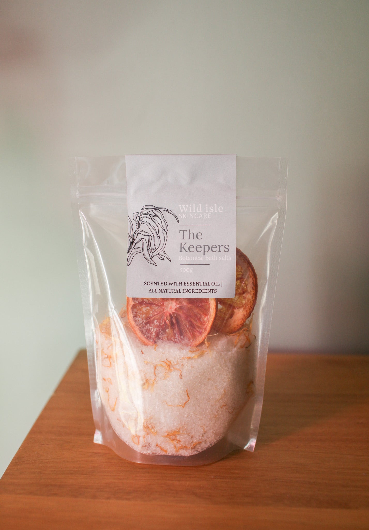The Keeper's Garden- essential oil bath salt soak- 500g