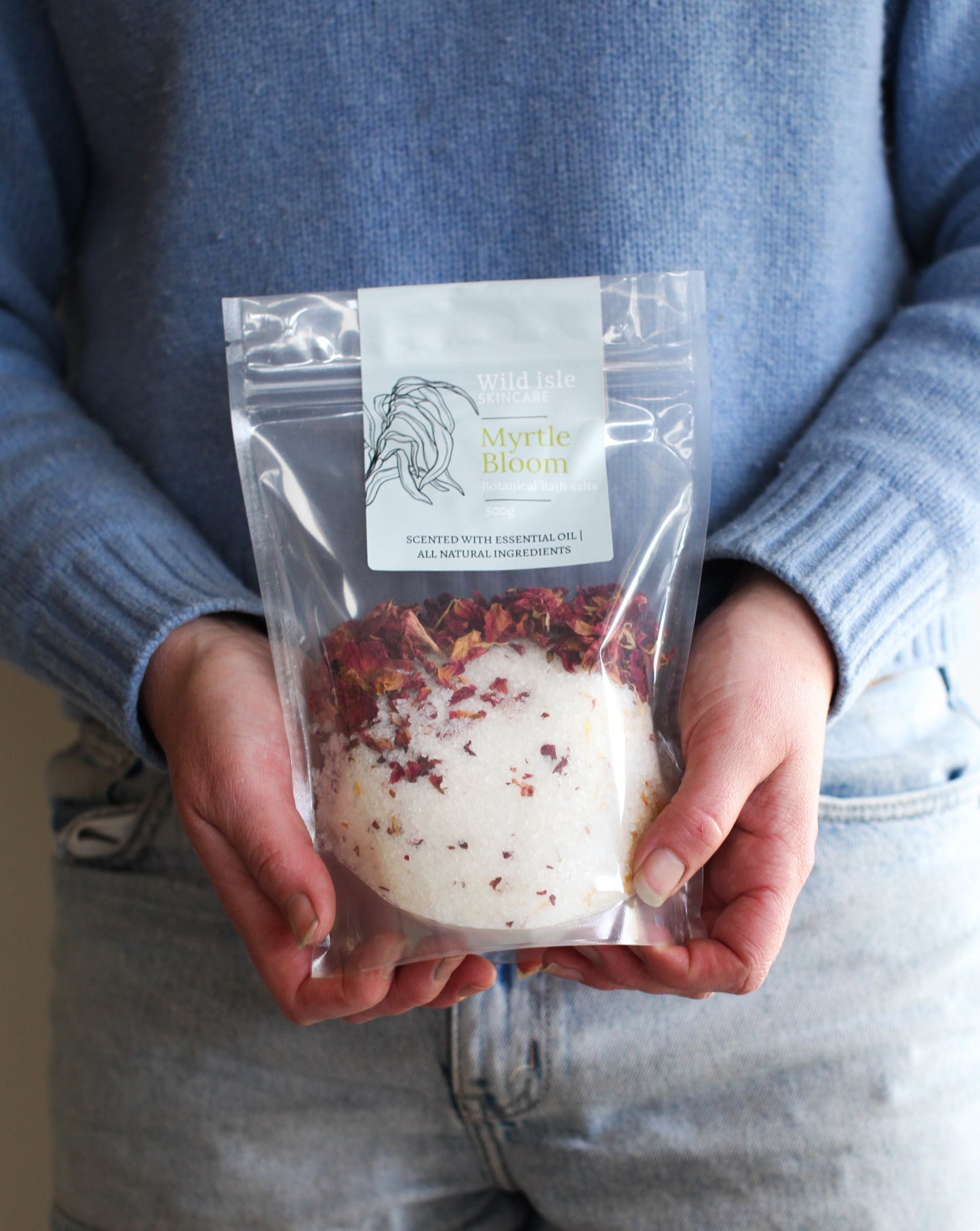 myrtle bloom bath salts wild isle