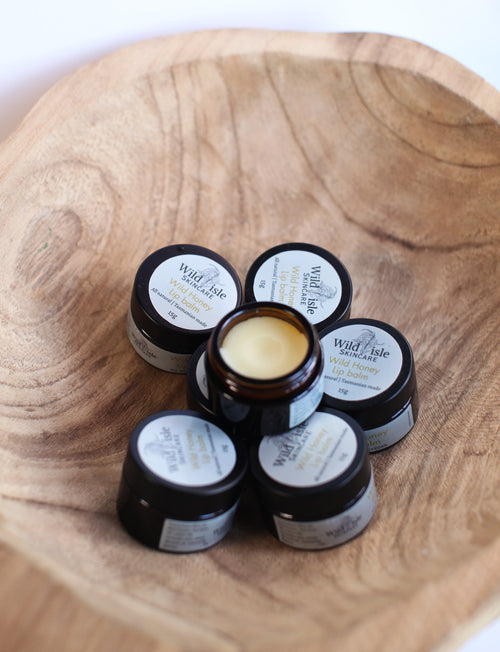 nourishing buttery lip balm pots wild isle