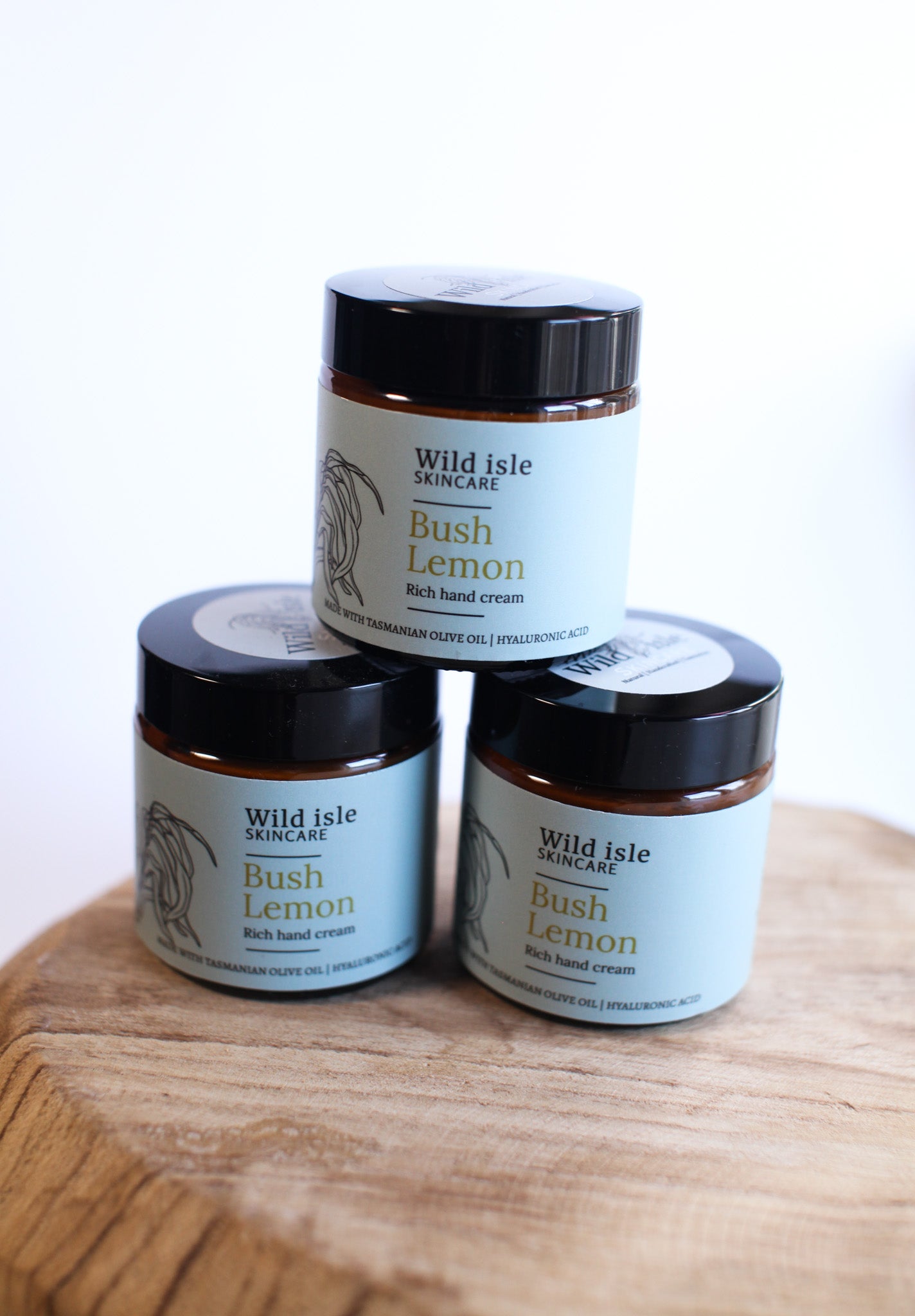 bush lemon by wild isle buttery hand cream