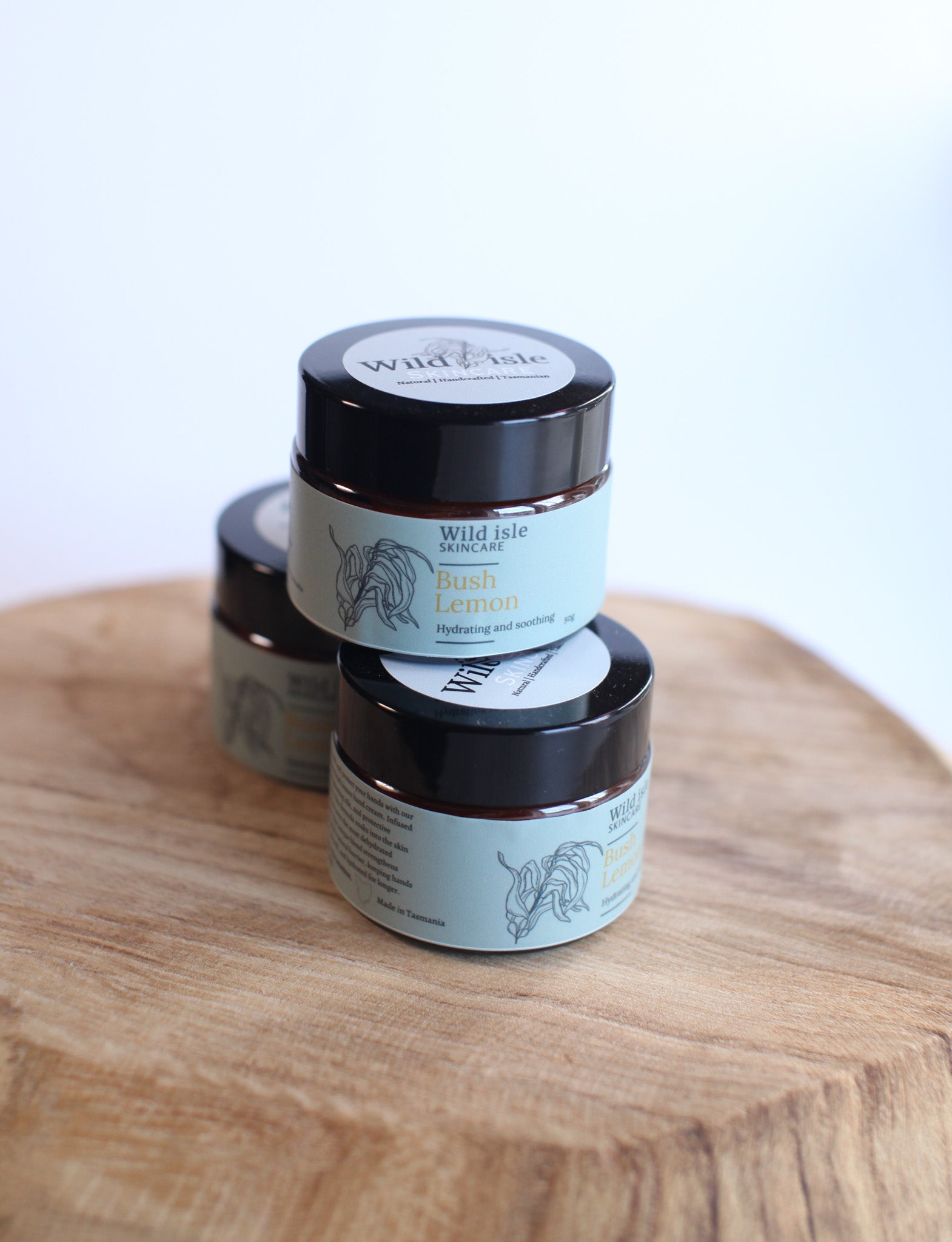 50ml hand creams bush lemon wild isle
