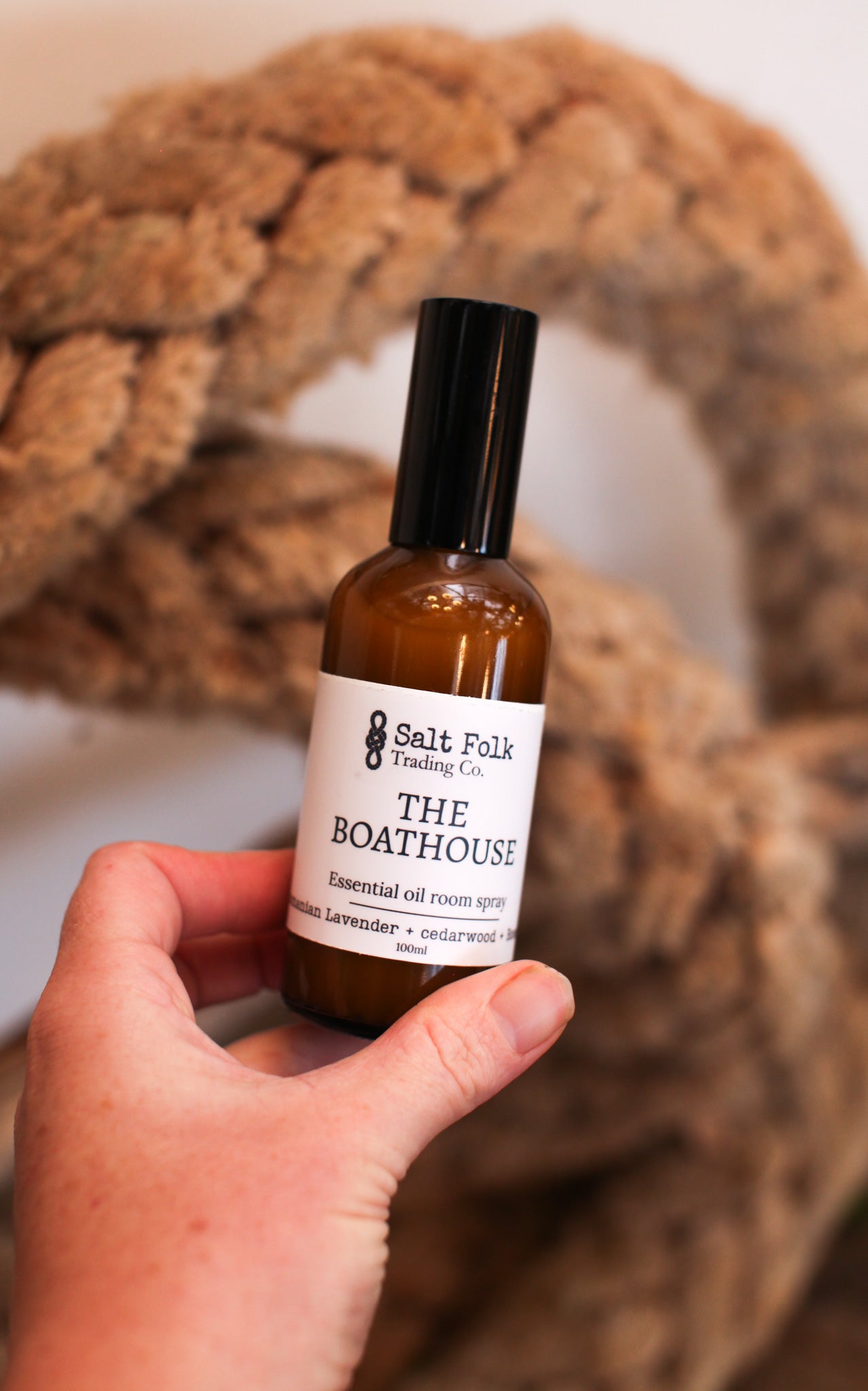 The Boathouse Linen + room spray - Essential oil