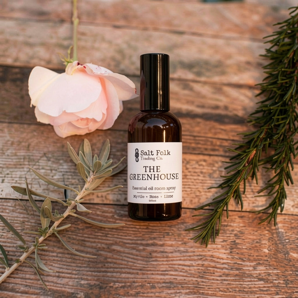 The Greenhouse- Linen + room spray - Essential oil