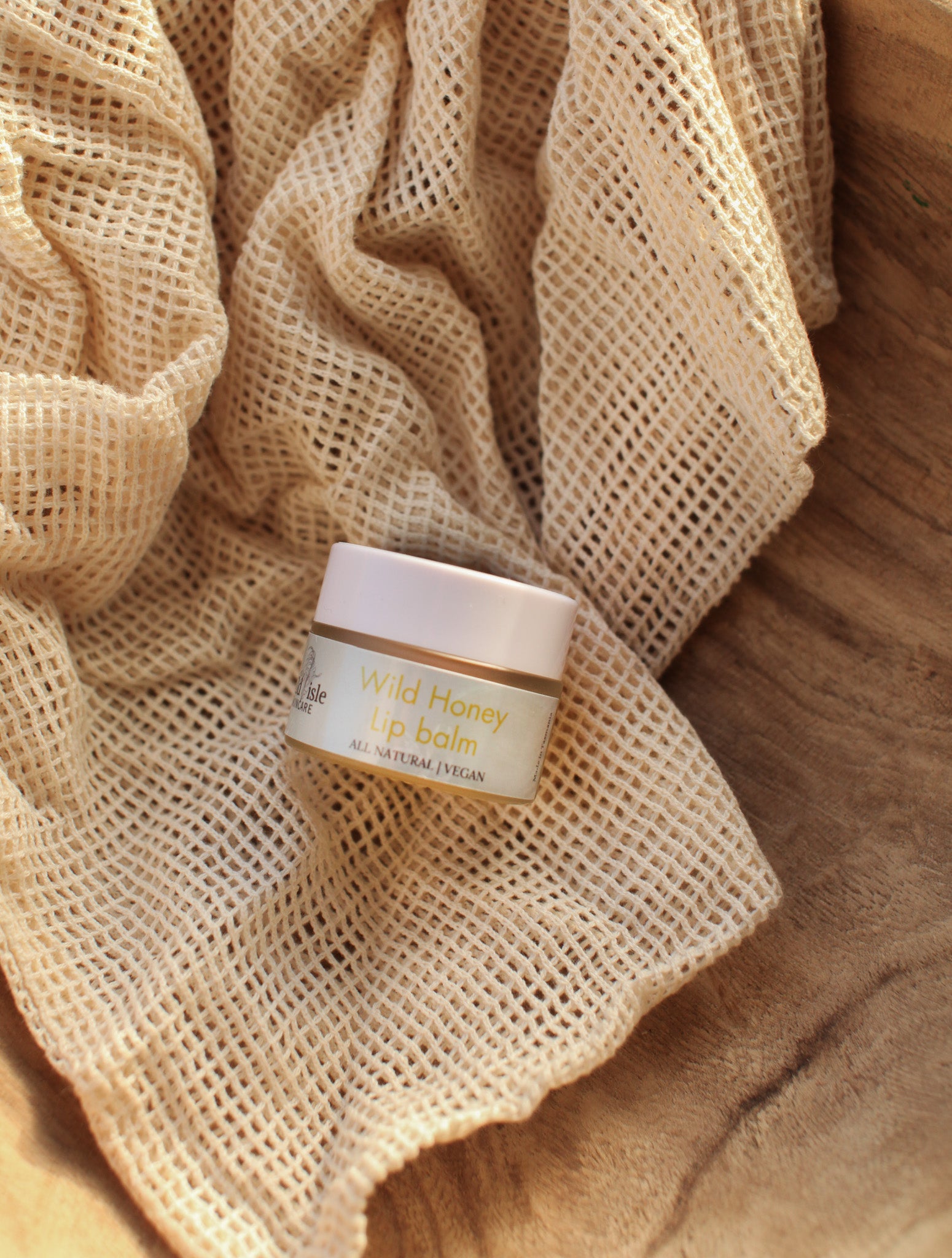 natural honey lip balm wild isle