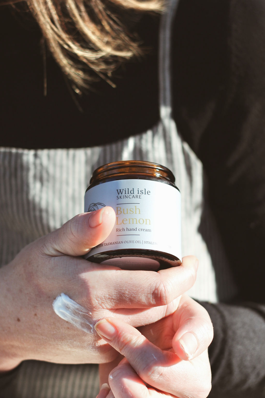 tasmanian blue gum hand cream tasmanian made skincare wild isle hydrating essential oil skincare natural